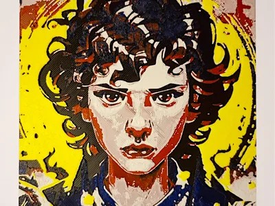 Eleven poster - Stranger Things, Tales from '85
