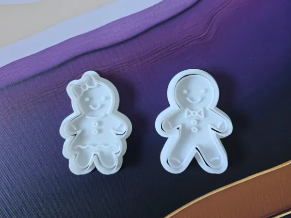 Emporte-pièce silhouette bonhomme en pain d'épices