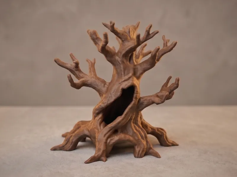 Miniature Ancient Dead Tree - Tabletop Terrain