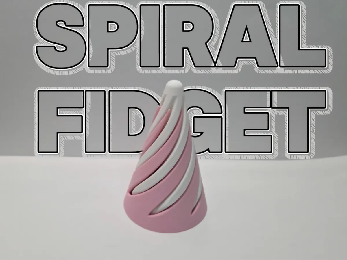 Spiral Fidget Toy - Free 3D Print Model - MakerWorld