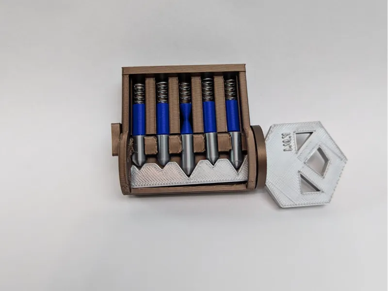 Kwikset door lock cutaway with pins and springs