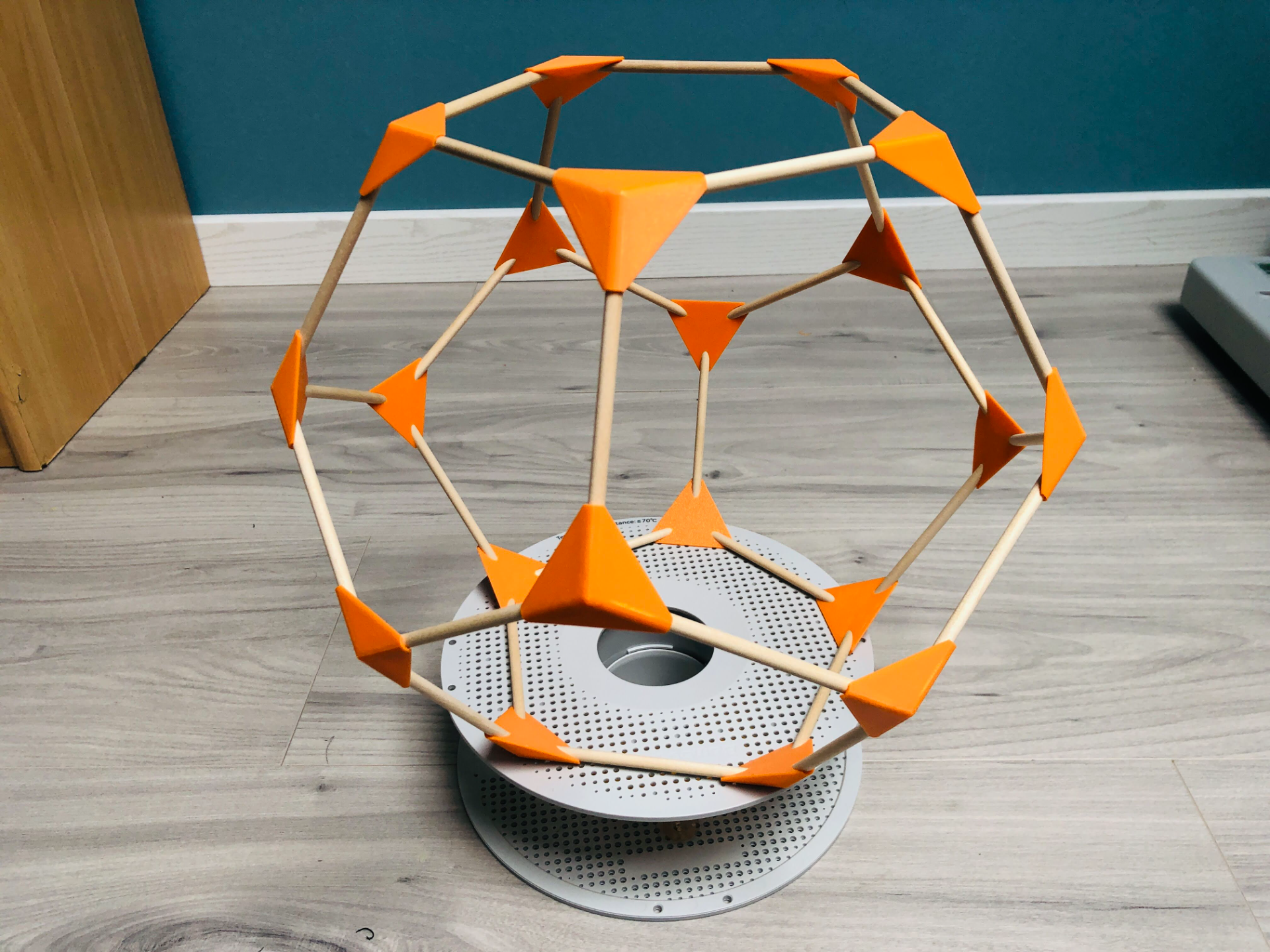Dodecahedron Connector for Wooden Sticks