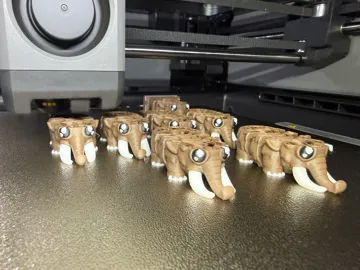 Modelo para impresión 3D: Flexi Mini Mammoth — vista de referencia 3