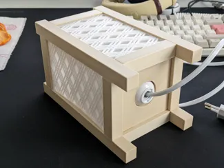 Kumiko desk lamp - E27 bulb base