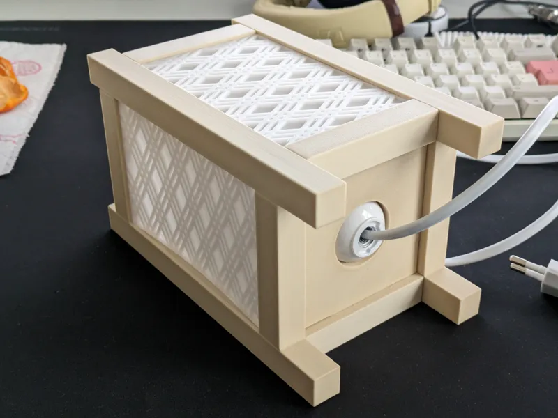 Kumiko desk lamp - E27 bulb base