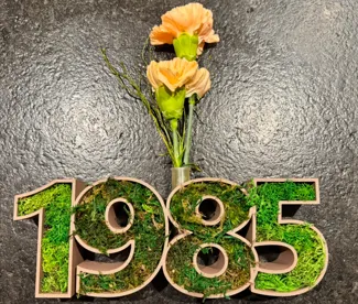 1985 mit Vase (optimal für 40 Geburtstag)
