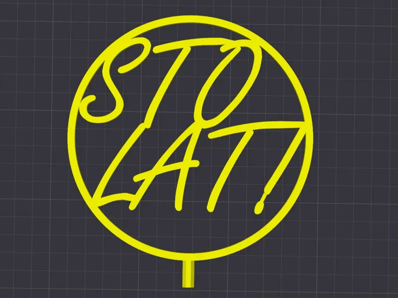 Topper "STO LAT"