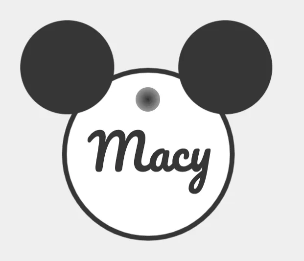 macy with bow