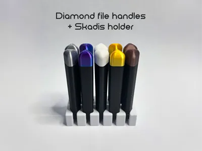 Diamond File Handles + Skadis Holder