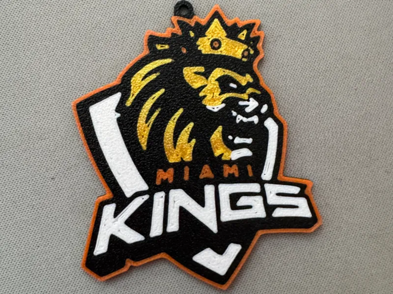 Miami Kings Paintball Team Keychain