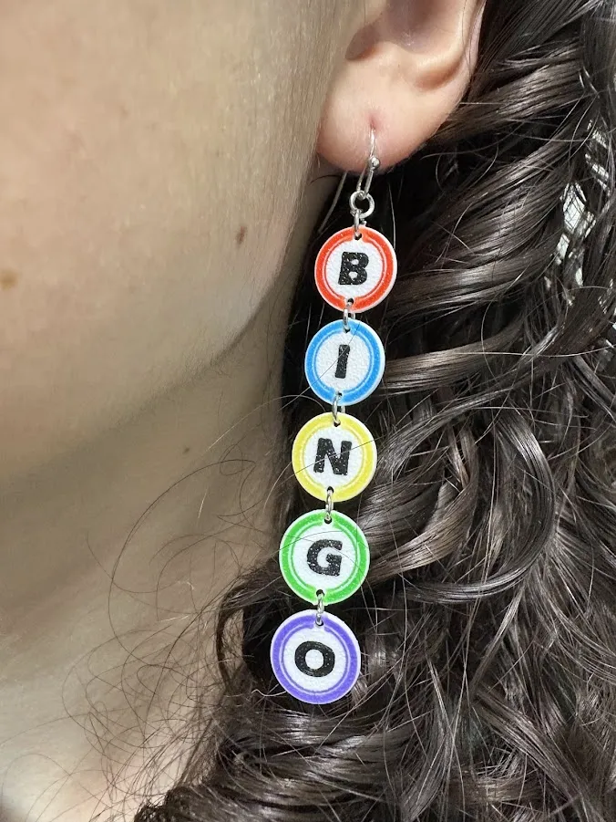 Bingo Earrings view 3