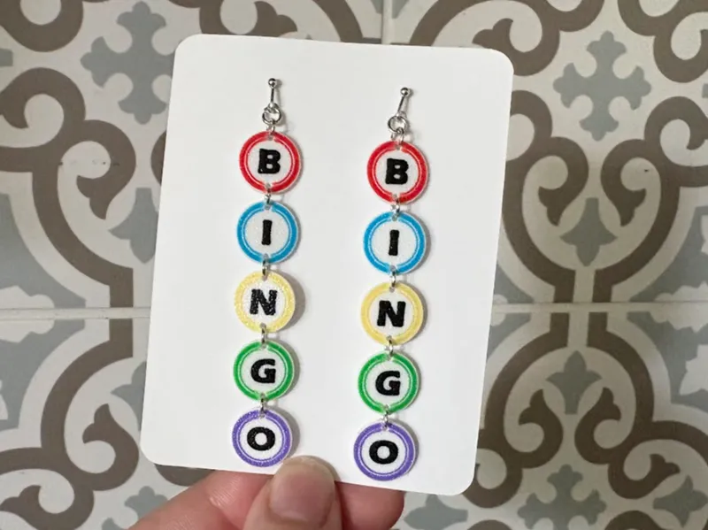 Bingo Earrings