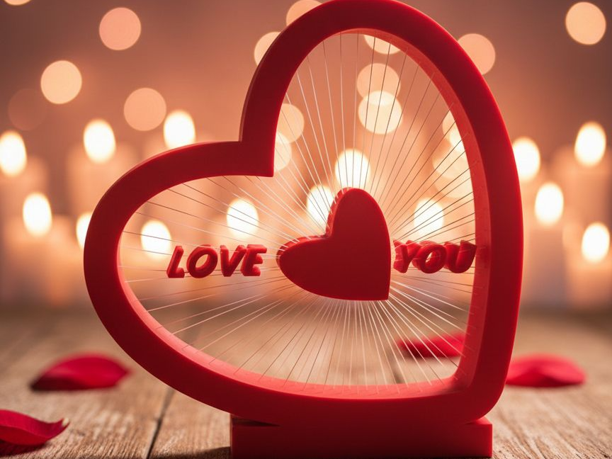 String Art Herz: Liebe im Detail Hochzeit Love