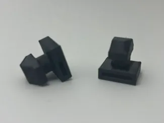 Velcro cable tie holder for aluminum profile