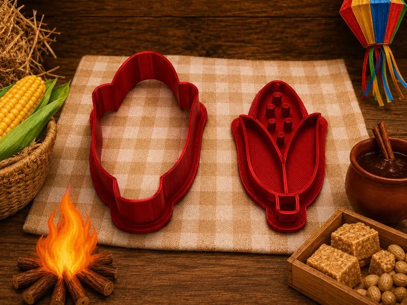 Cortador Biscoito Festa Junina Milho