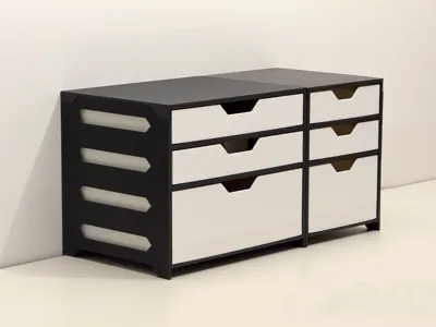 Stackable Drawer with French Cleat Sides