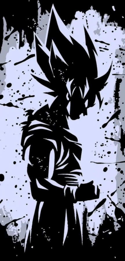 Goku B/W Hueforge