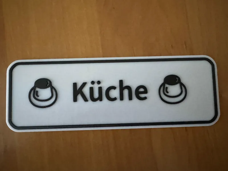 Dekoschild Küche mit Kaffeetasse