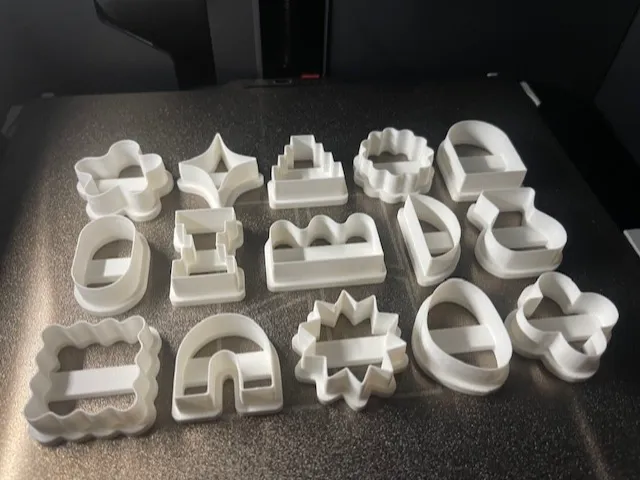 Retro-inspired Geometric Clay Cutter Set 