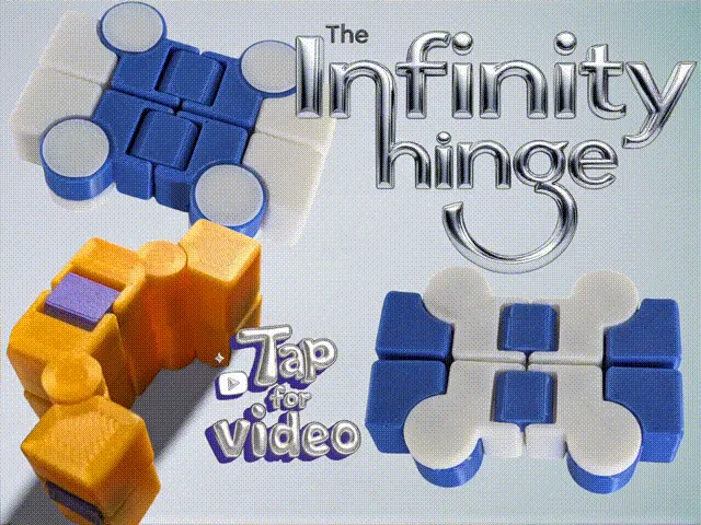 Infinity Hinged Cube - Free 3D Print Model - MakerWorld
