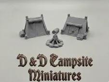 D&D CAMPSITE MINIATURE TERRAIN
