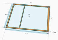 Main Tray Inlay Stencil (For Shorter with Wider Dice Shelf)