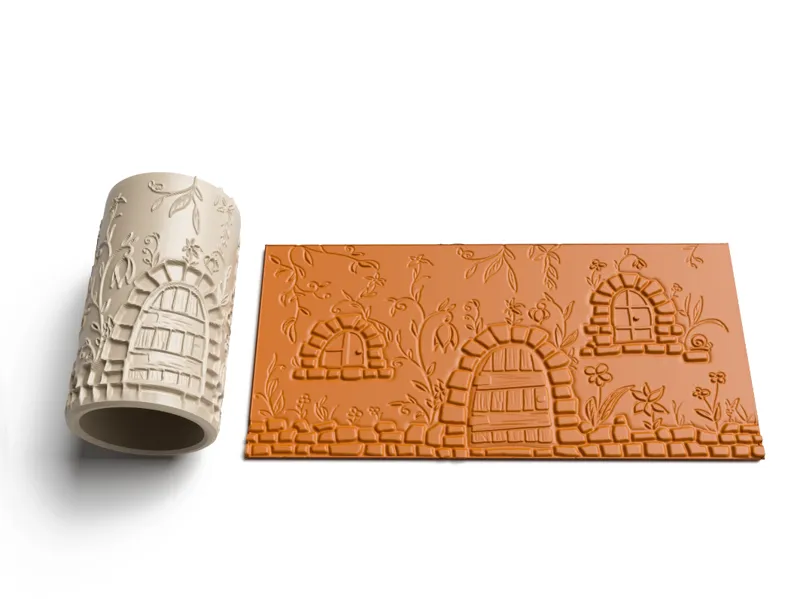 Country House Embossing Roller