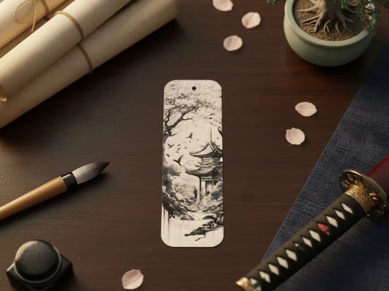 Bookmark Pagoda Japan Style