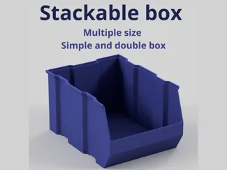 Bacs de rangement empilables
