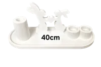 XXL Variante - 40cm Teller - 2 Teelichthalter