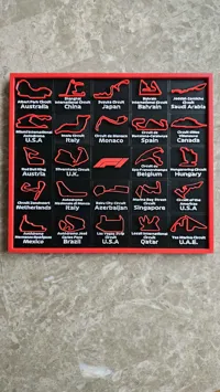 Ultimate F1 Calendar - Pegs with Holes for easier removal