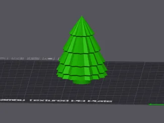 Simple Christmas Tree prop model decoration