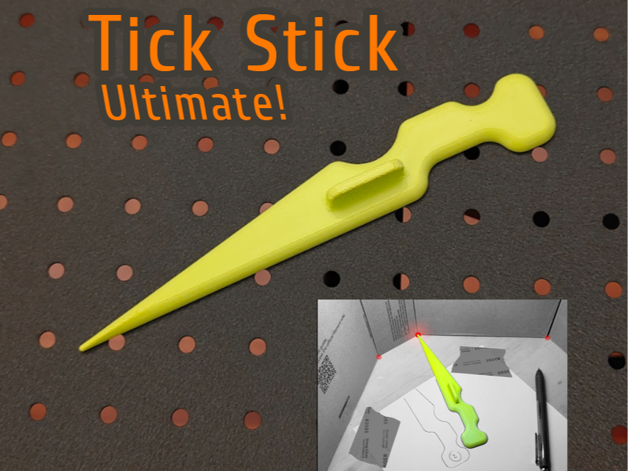 Tick Stick - Cut Flat Materials To Fit Any Shape!