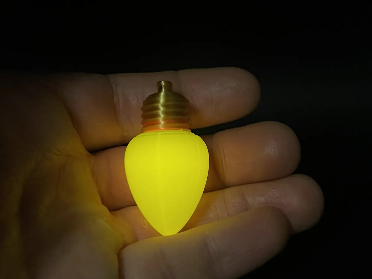Cozy Christmas Light Earring (with glowing LED) view 2