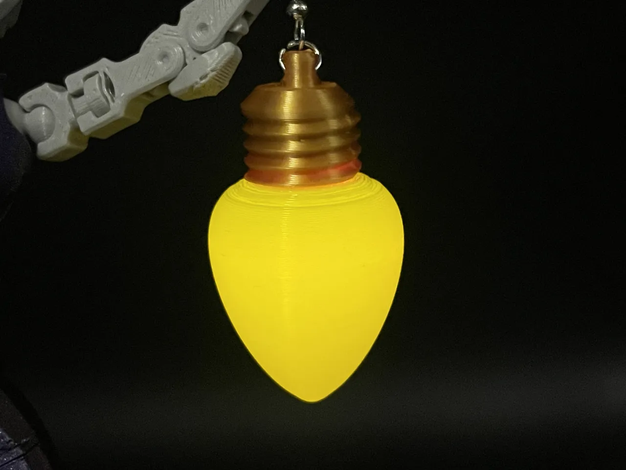 Cozy Christmas Light Earring (with glowing LED) view 4