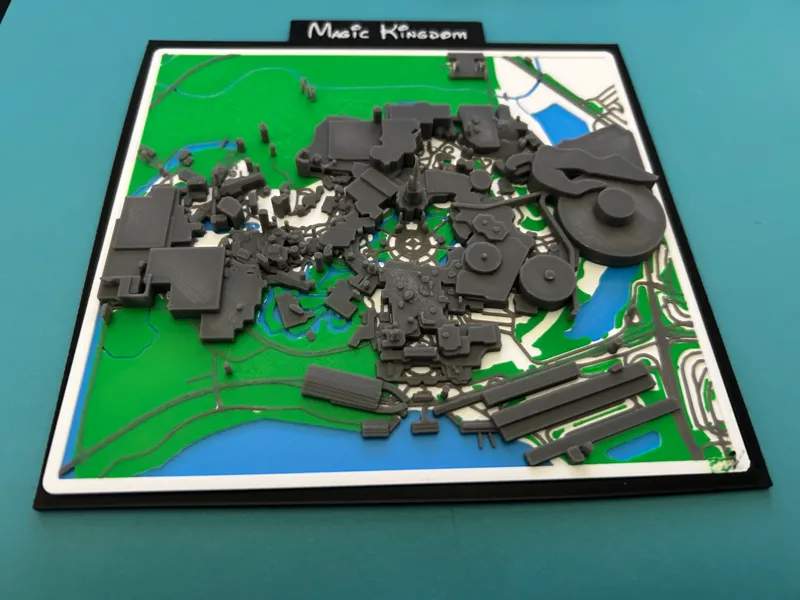 Magic Kingdom Map