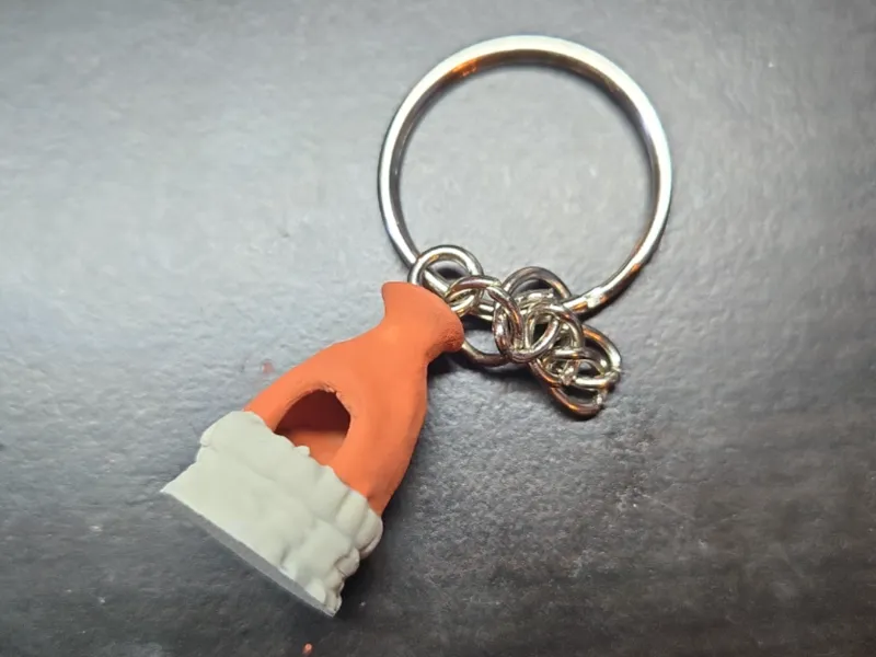 Rust Furnace Keychain