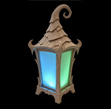 Accesorio de iluminación decorativa: Halloween Witchlight Lantern — vista de referencia 3