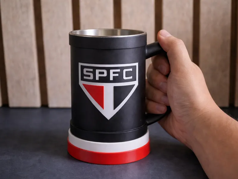 TAZA CHOPP CERVECERO 500 ML SAO PAULO FC