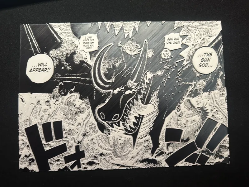 Loki and Luffy on Elbaf Epic Manga Panel