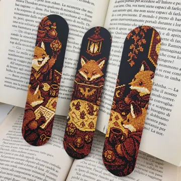 Accesorio de lectura: DND Bookmark Fox D20 Dice Book Marker RPG Book — vista de referencia 4