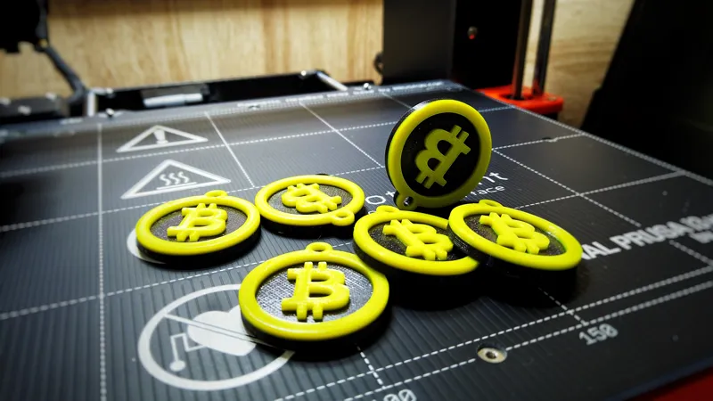 Bitcoin keychain