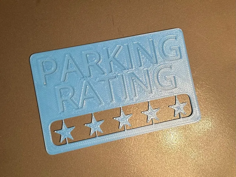 Parking rating 