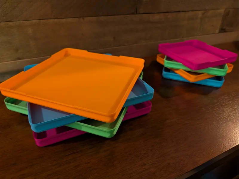 Stackable Puzzle Trays
