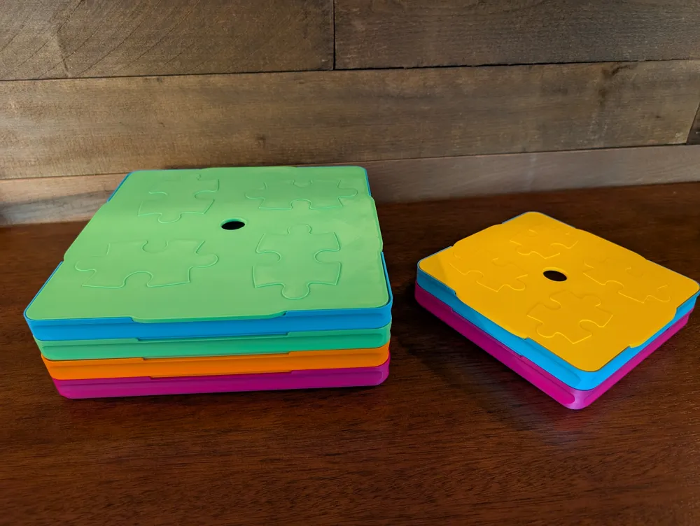 Stackable Puzzle Trays - Free 3D Print Model - MakerWorld