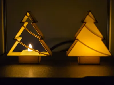 Christmas Tree Tea Light