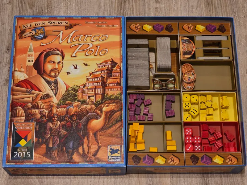 Marco Polo Boardgame Insert