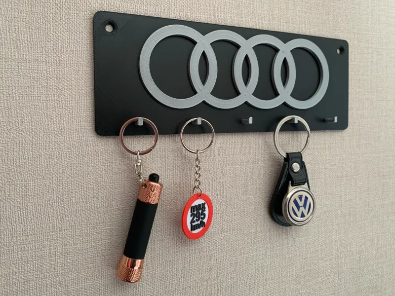 Porte clés audi 4 anneaux