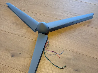 Rotor NACA 4421 Wind Turbine