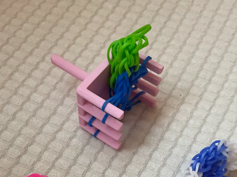 Telar de 8 dientes pulseras de gomas